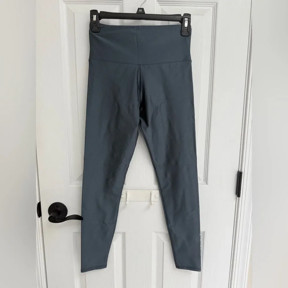 TONAL Onzie 7/8ths Athletic Legging Blue Metallic Women’s Size S